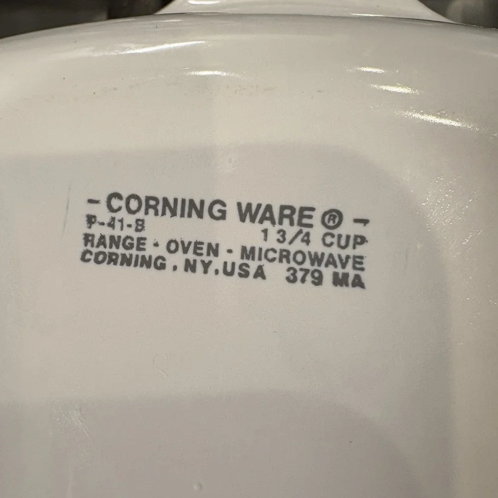 Vintage Corning Ware Wildflower 1 3/4 Cup Petite Casserole Dish P-41-B No Lid